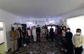 Glimpses of the celebration of 6th Ayurveda Day at the Embassy of India, Caracas. The event saw enthusiastic participation from those involved with Ayurveda and Yoga. 
